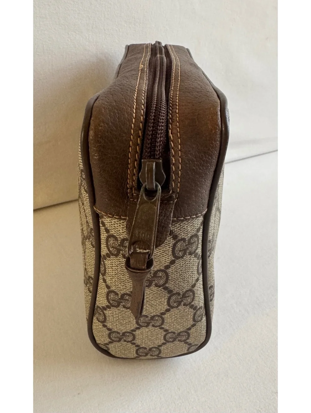 Gucci GG Supreme Web Sherry Line Pouch 89.01.012 Made in Italy